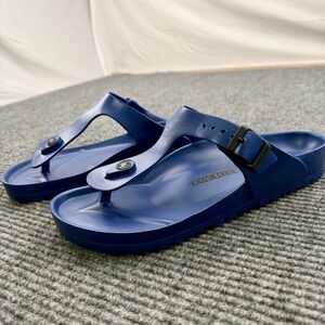 Birkenstock Gizeh EVA Thong Sandal Unisex Women's 10 Mens 8 Navy Blue New In Box